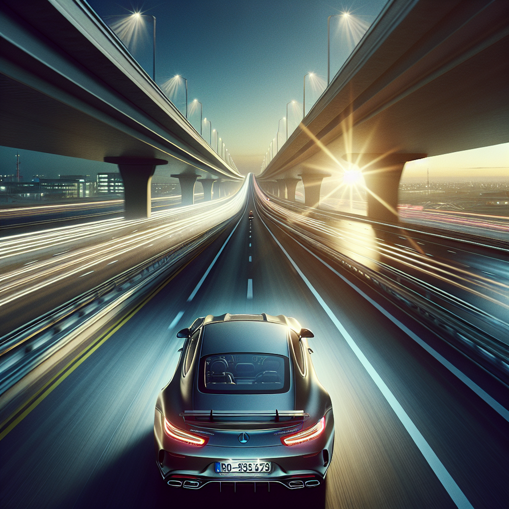 Fahrvergnügen auf der Autobahn