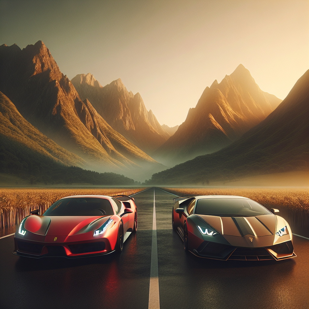 Das italienische Dreikampf: Ferrari gegen Lamborghini