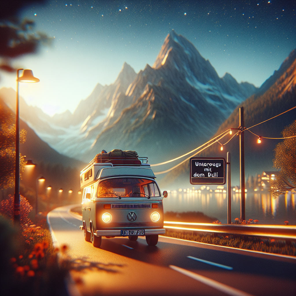 Unterwegs mit dem Bulli