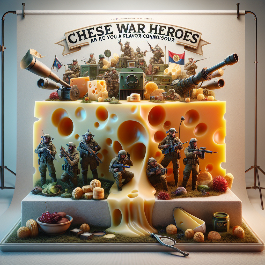Käse-Kriegshelden: Bist du ein Geschmacksgourmet?