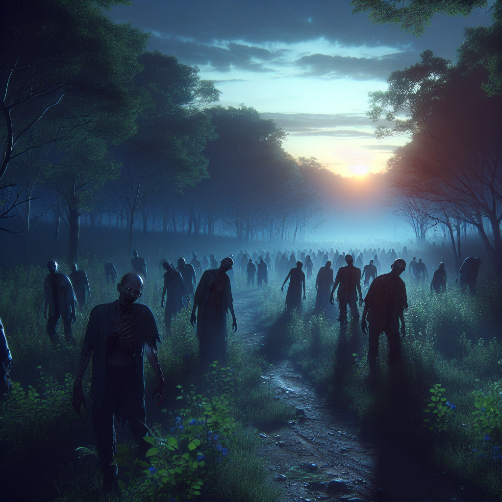 Zombies in der Dämmerung