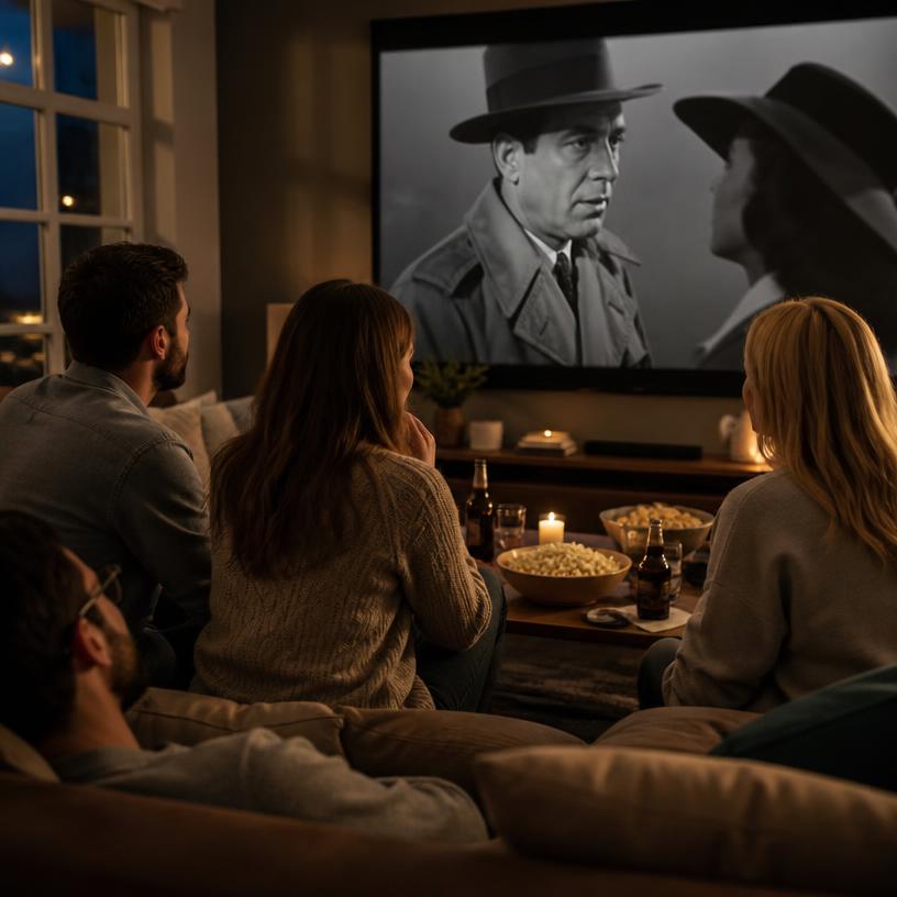 Filmabend mit Freunden: Wer kennt den Klassiker?