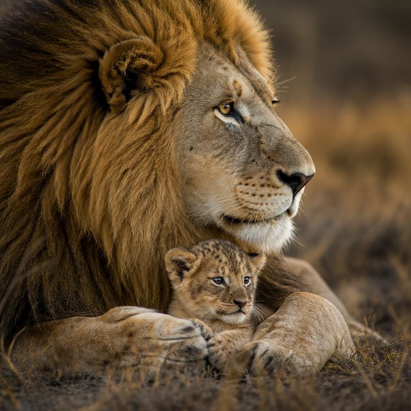 Majestät der Tiere: Starke Herzen und zarte Pfoten