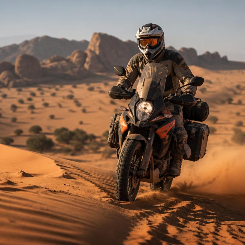Wüstenabenteuer mit Motorenrauschen