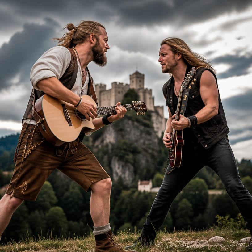 Melodien der Wahrheit: Folk und Rock im Duell
